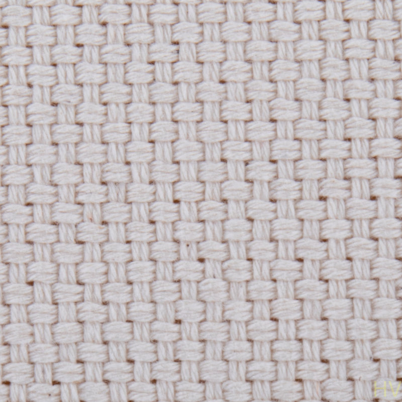 Grand pouf rond en tissu tricoté