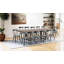 Chaise de style campagne moderne Mid-Century Brendi