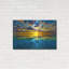 «Sunset Lake Reflection Blue Yellow Skyscape» par Ezra Tanner-807782648
