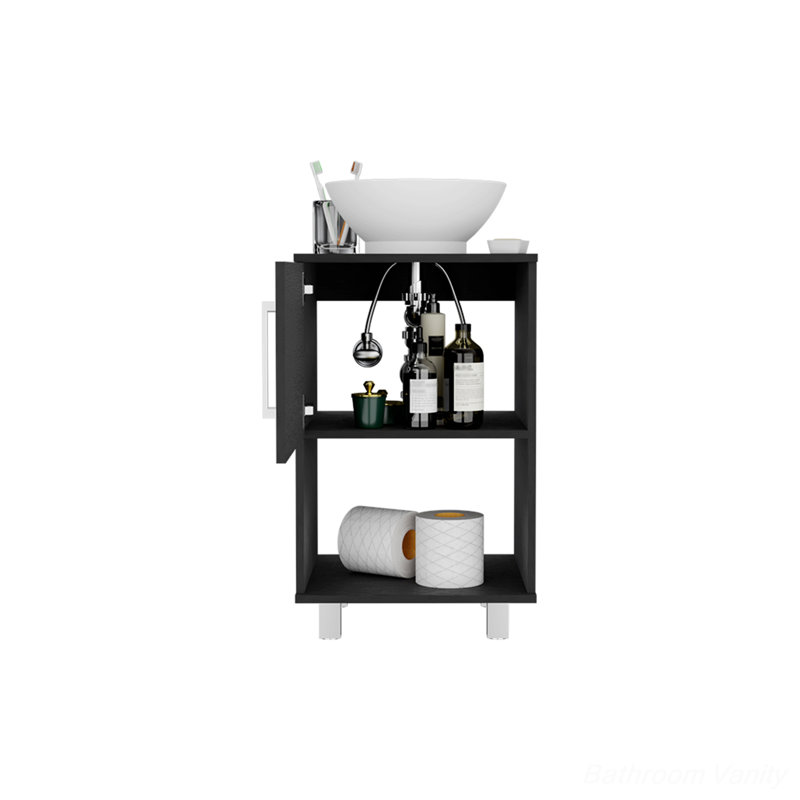 Armoire sous l'évier Vaila, Noir