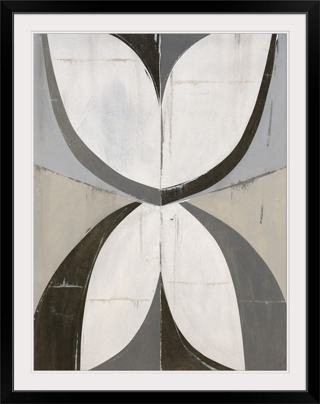 « ii » sydney edmunds,, reproduction d’art Even Tones, H 24 po x l 20 po x P 1 po, Cadre noir