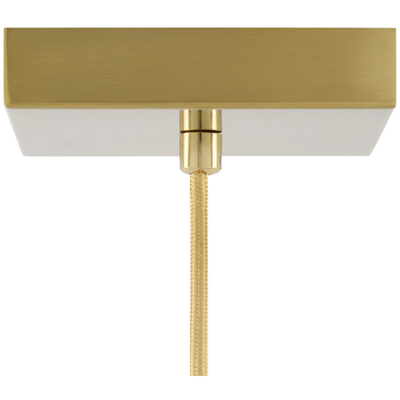 Luminaire suspendu Schwartz, Clair, H 70 po x l 4,7 po x P 11 po