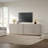 54.7'' W Modern 2-Door And 3-Drawer Fluted Sideboard With Adjustable Shelves-21372060-25929591