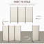 Paravent à 3 panneaux pour la maison HOMcom, 6 pi, beige