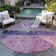 Machine Washable Indoor/Outdoor Cinead ACN1716 Blush Rug
