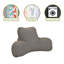Coussin de dossier en similicuir uni-1827570348