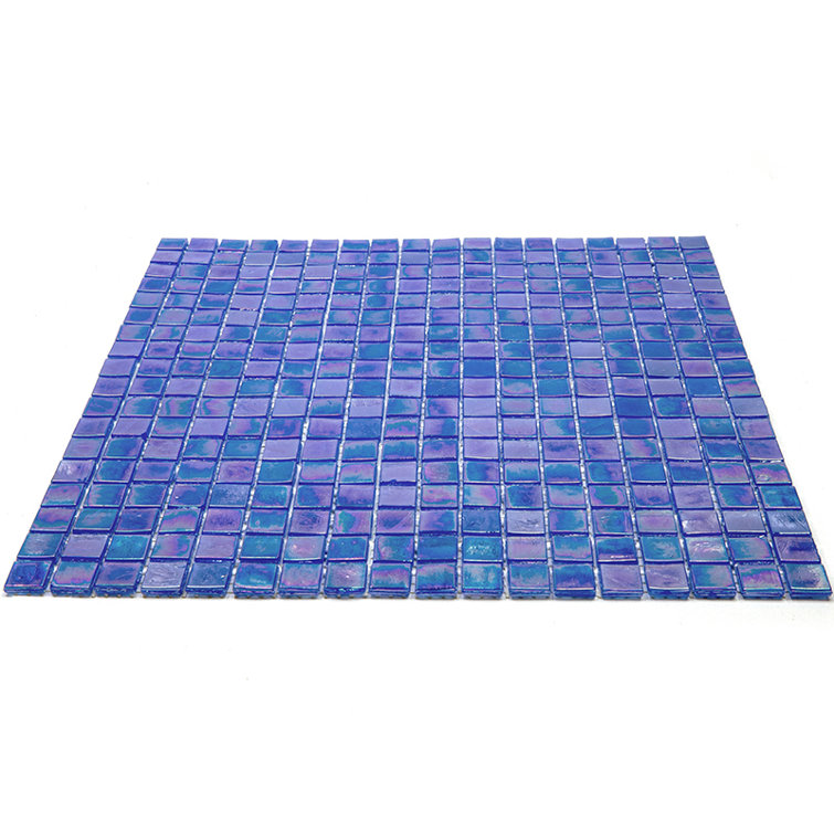 Skosh 0.6" x 0.6" Glass Grid Mosaic Wall & Floor Tile