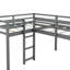 Lit mezzanine en L avec échelle et glissade-898255856