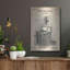 «Soap Distributeur Blueprint Brevet Parchment», art mural en métal-2045794772