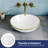 Eclisse 16" L x 13" W Vitreous China Oval Vessel Bathroom Sink-115234767