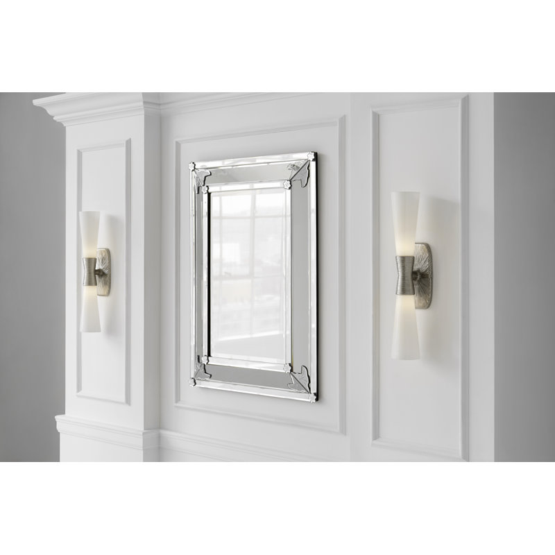 Kelly Wearstler Utopia Large Double Bath Sconce, Aged Iron