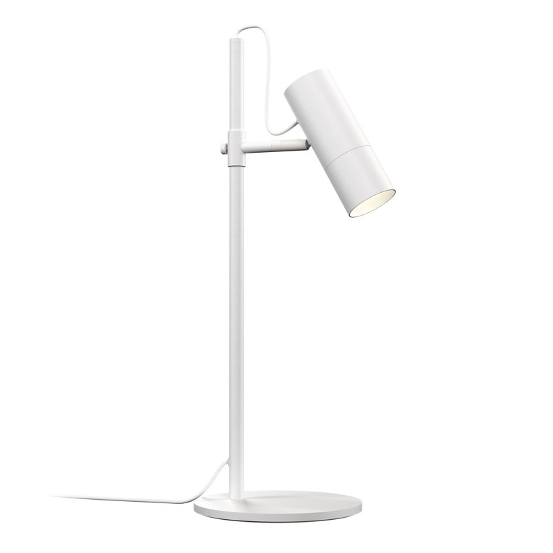 Mihalis Metal Desk Lamp, White