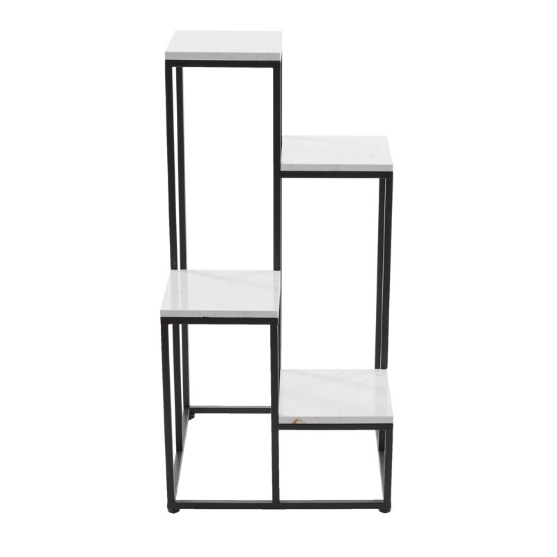 Support pour plante Kirran, Blanc
