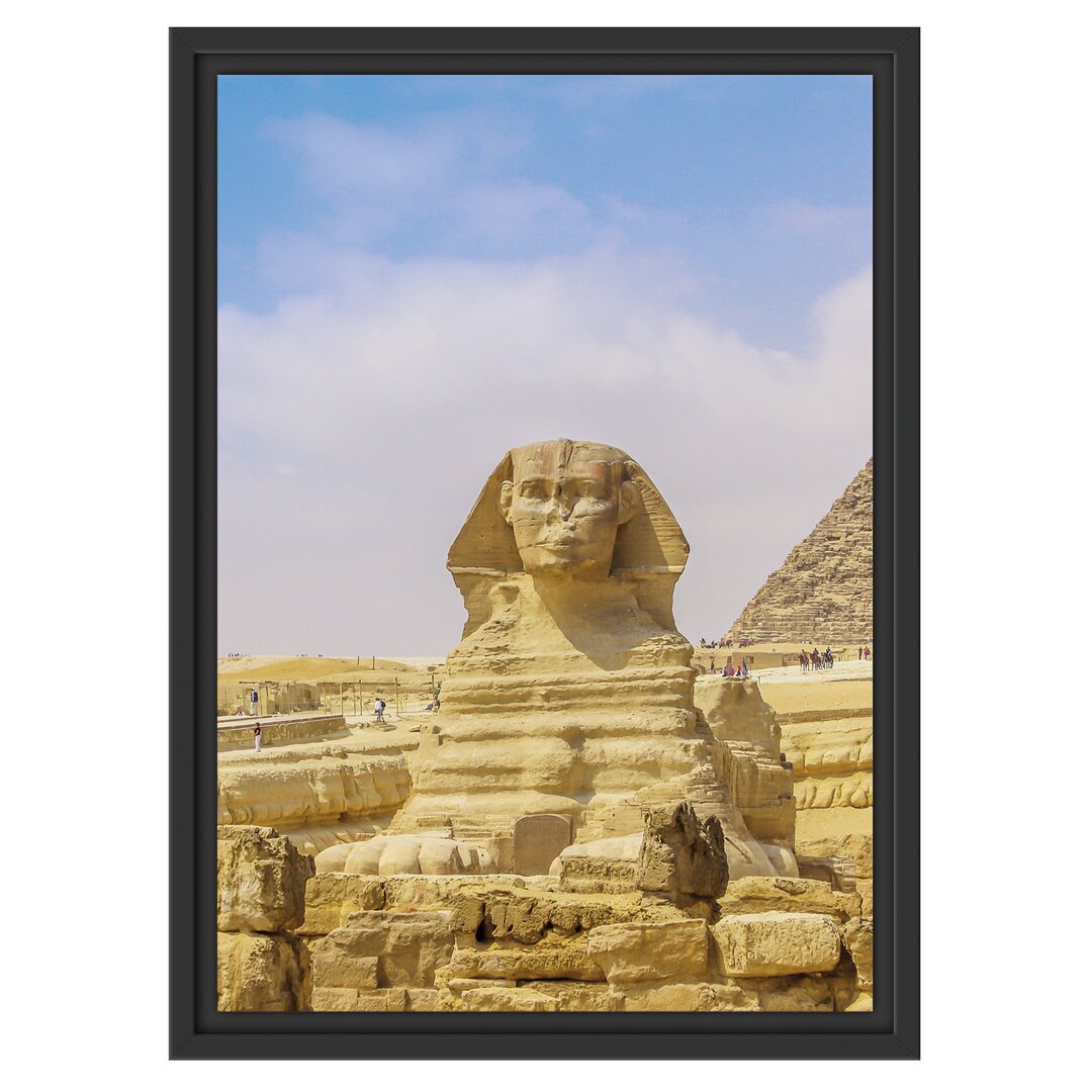 Gerahmtes Wandbild Große Sphinx von Gizeh