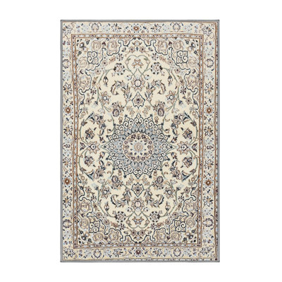 Tapis traditionnel beige / gris Guild