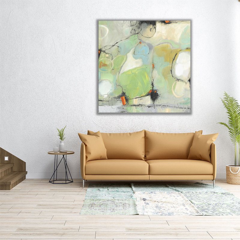 «Cascade Abstract II», reproduction d'art sur toile, H 12 po x l 12 po