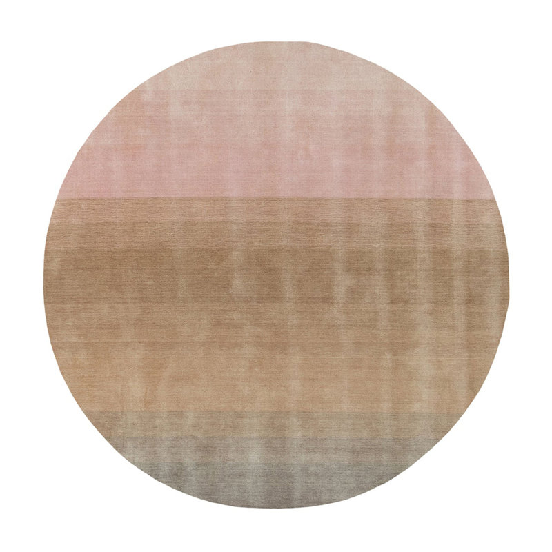 Dawn Hand-loomed Wool Rug, Round 6'