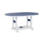Berlin Gardens Garden Classic Regular Top With White Base 64″ Oblong Table-65664323-65664312