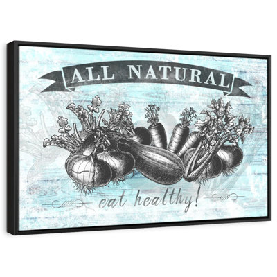 «All Natural Produce Wall Art»