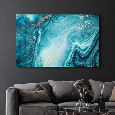 Elegant Tempered Glass Wall Art Painting, 13.8 x 21.7 inches | 100% Tempered Glass, Thickness: 0.16 inches | UV Printed for Vibrant Colors | Perfect for Home Decor, Living Room, & Office Spaces