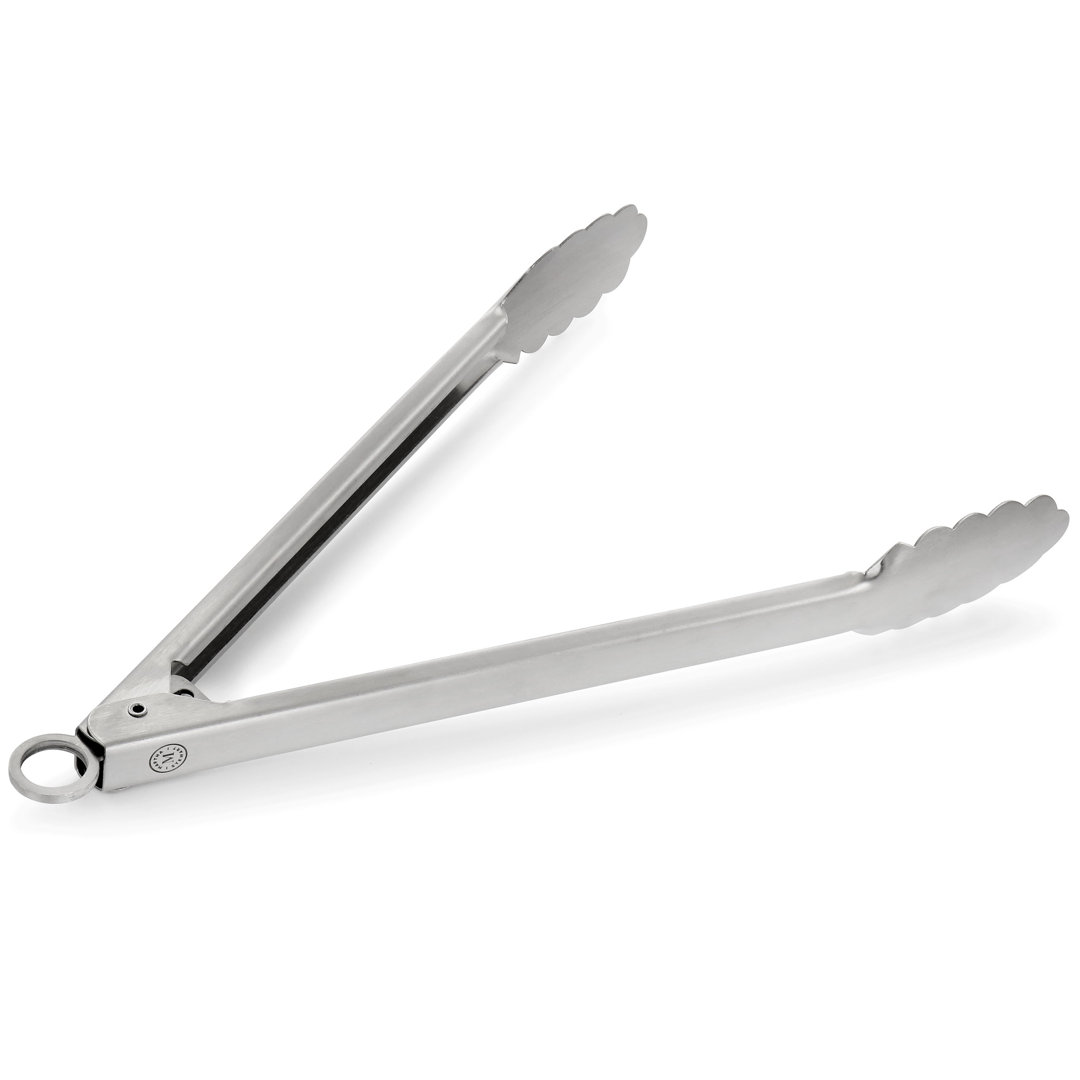 Martha Stewart Stainless Steel Easy-Lock Extra Long Kitchen Tongs Martha Stewart