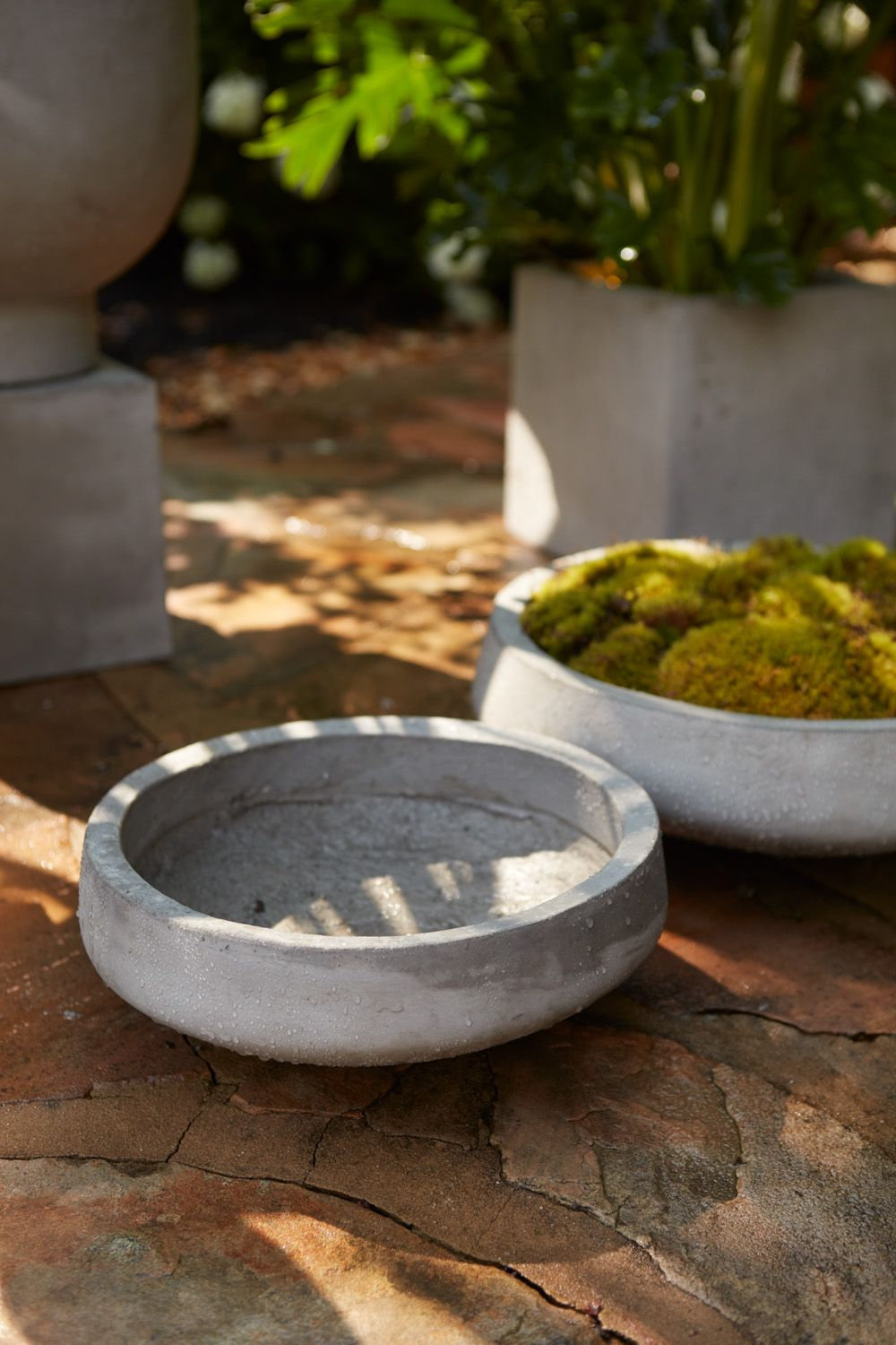13" Concrete Pot Planter