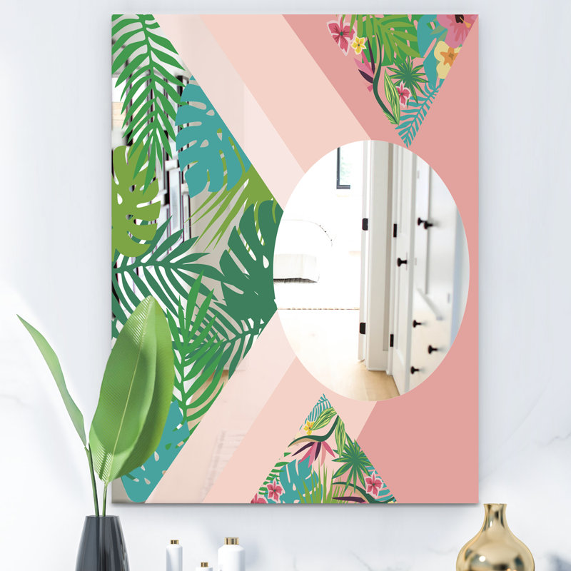 Miroir décoratif Tropical Mood, H 39,4 po x l 29,5 po
