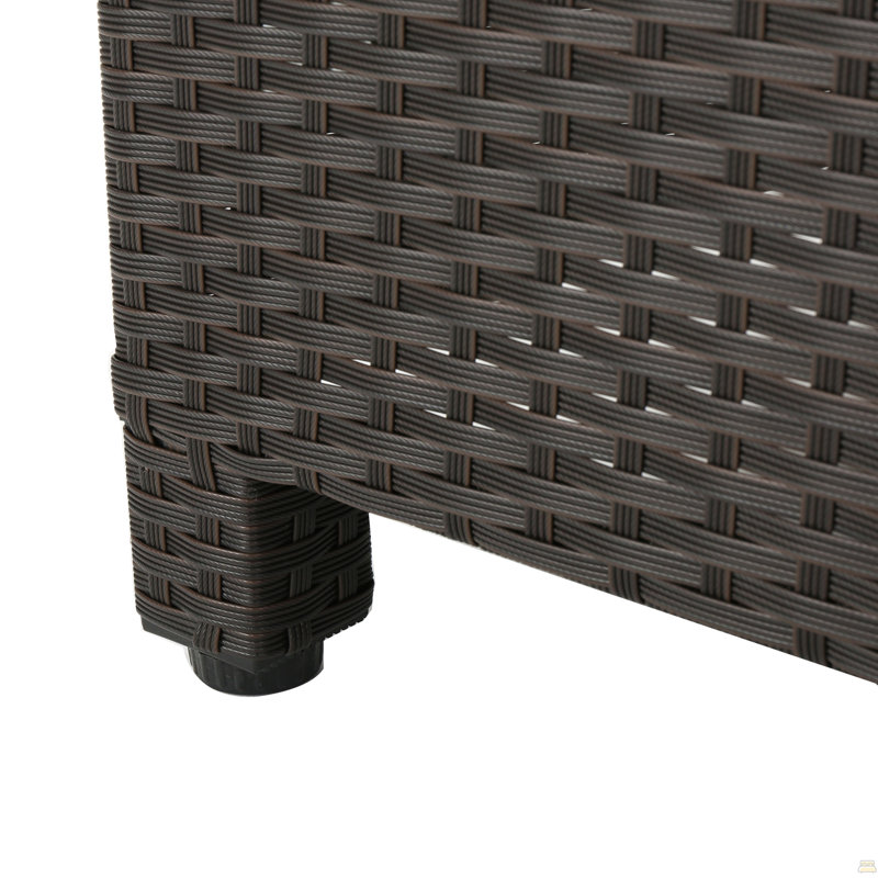 Table d'appoint Puerta, Marron foncé