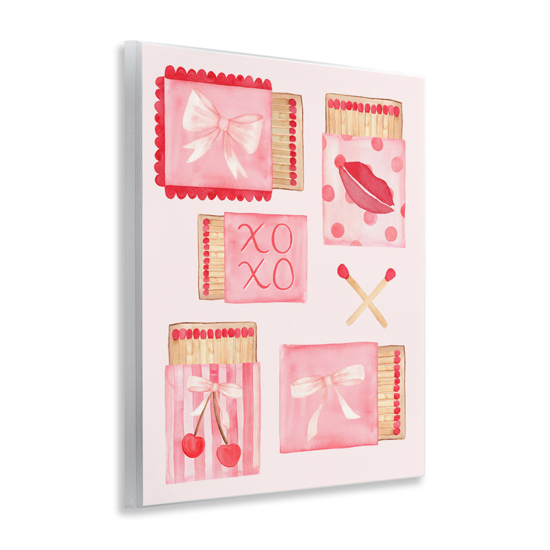 Plaque murale Fashion Chic Matchbook Composition, design par Nina Jacobs