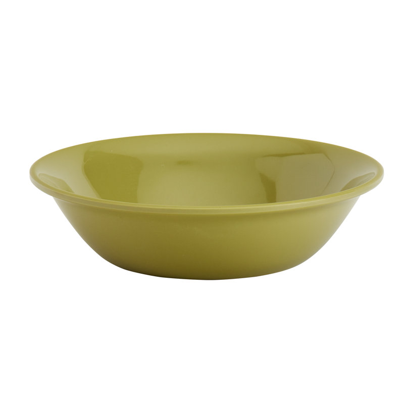 Colorful Melamine Dinnerware Set for 4 in Cream, Blue, Green, and Orange