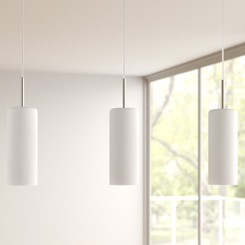Ardilla 3 - Light Satin Nickel Kitchen Island Pendant