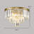 Lizette 6-Light Crystal Chandelier Flush Mount Lighting-777802050