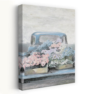 Art contemporain printanier à fleurs fraîches