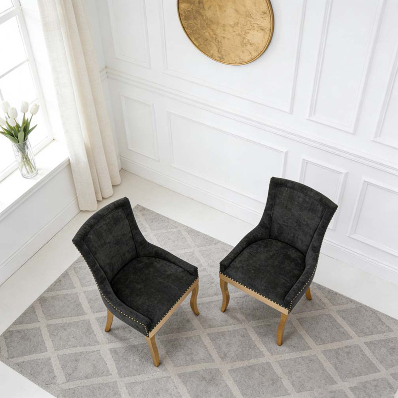 Chenille Dining Chairs