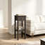 Console fonctionnelle, table d'appoint étroite avec tiroir, table de chevet compacte, table d'appoint gain de place