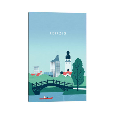Leipzig by Katinka Reinke - Wrapped Canvas Print