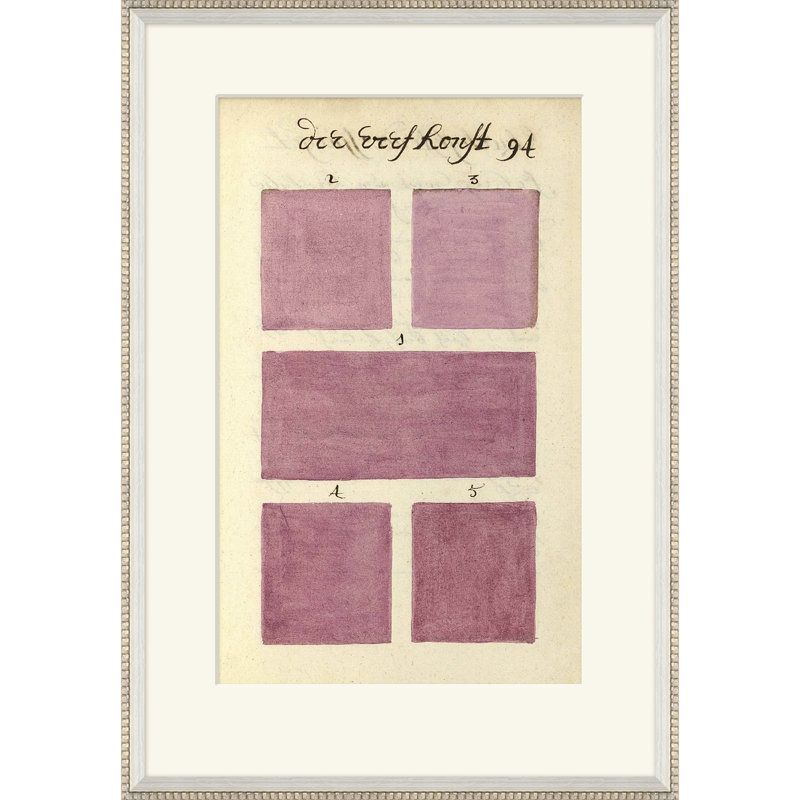 Antique Color Swatches Giclee Print