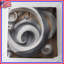 Illustration de couvre-lit tourbillonnant gris et blanc-123423471