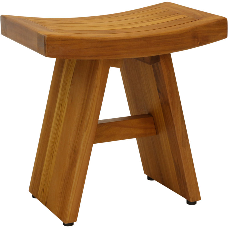 Banc de douche l 18" teck Asia
