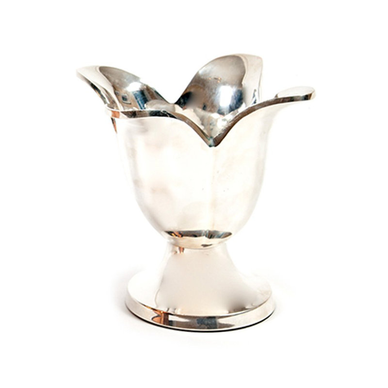 Tulip Vase And Candleholder, Silver