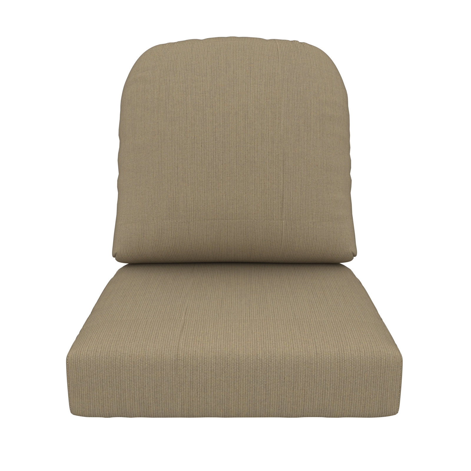 Amala Outdoor Sunbrella® Seat/Back Cushion, Spectrum Mushroom Sunbrella® Plainweave