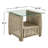 Whitley Square Metal Outdoor Side Table , 27'' in. W 26.25'' in. D