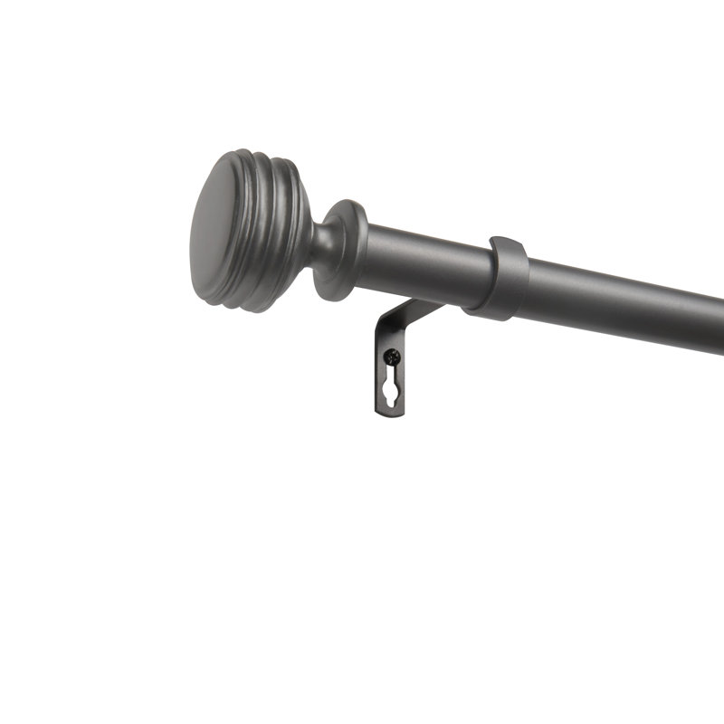 Tringle à rideaux simple réglable 1 po Robillard, Bronze, 66 po - l 120 po