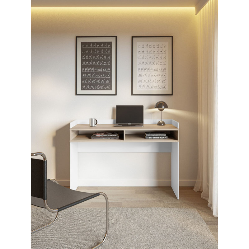 Executive Desk, White