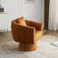 Fauteuil pivotant en velours-2029281565