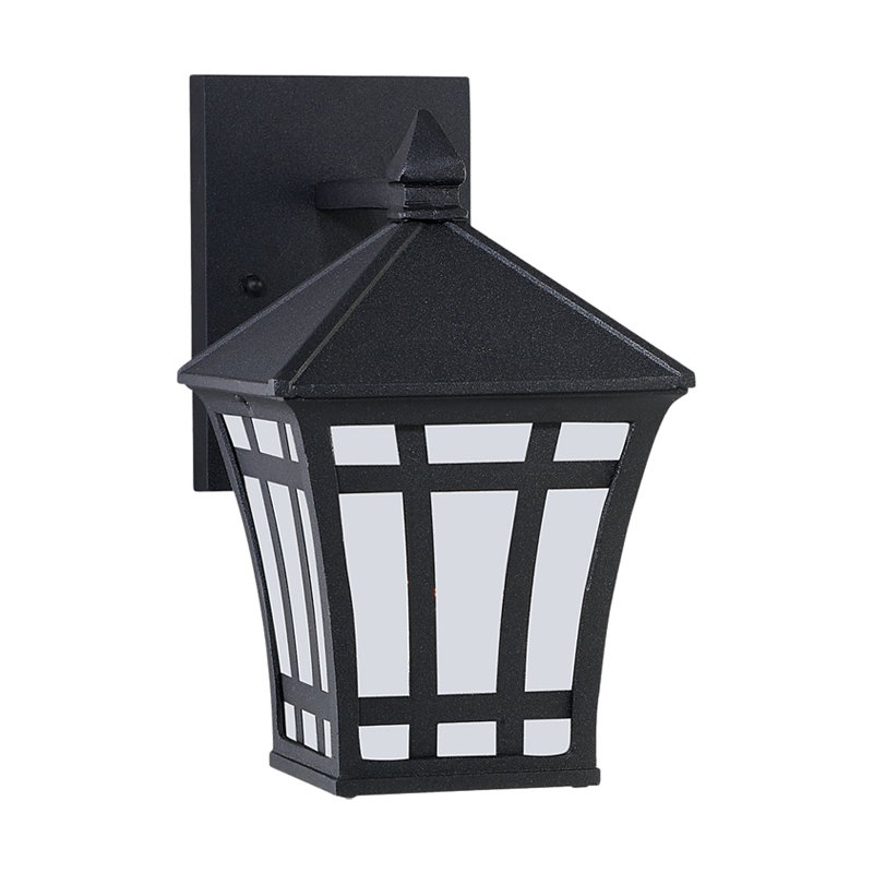 Lanterne murale d'extérieur à une lumière Herrington de Génération Éclairage , Non, H 9,88 po x l 6 po x P 9 po