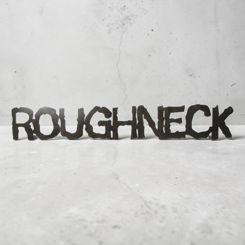 Roughneck Shelf Sign - Dark Bronze - 55679
