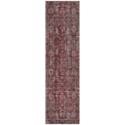 Jane Pink Washable Indoor-Outdoor Rug - 