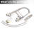 SynchroDuo Lockable Pull-Out Kitchen Faucet With Pot Filler Residential or Commercial Use Single Handle With Deck Plate in Brushed Nickel-115227898