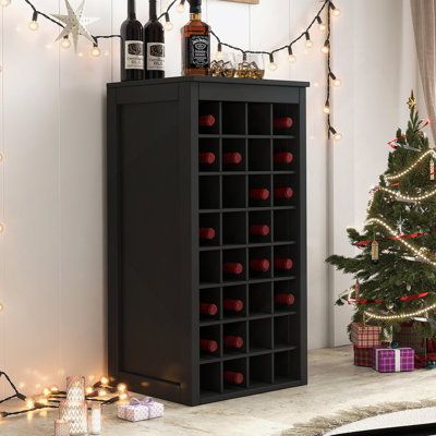 Armoire à vin modulaire de 32 bouteilles avec un design élégant et un rangement efficace pour les amateurs de vin.